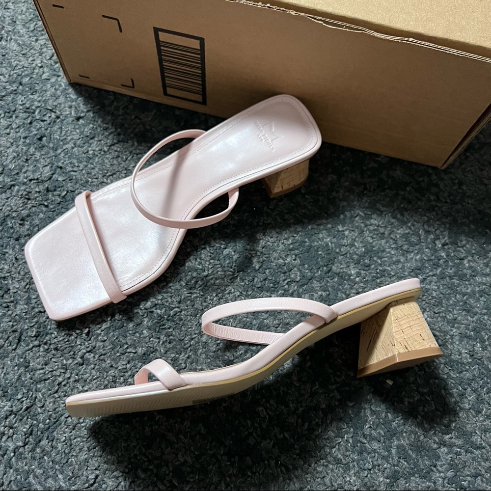 Marc Fisher Pink Strappy Sandals